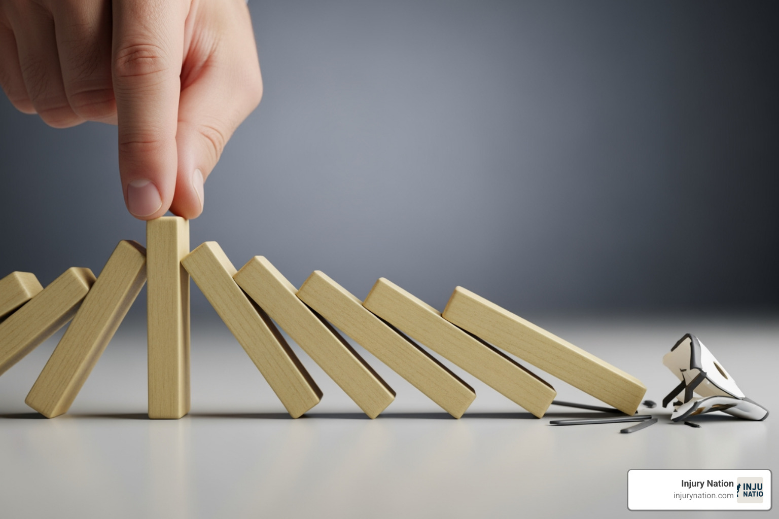 Diagram showing the four elements of negligence: Duty, Breach, Causation, Damages - bicycle accident claim