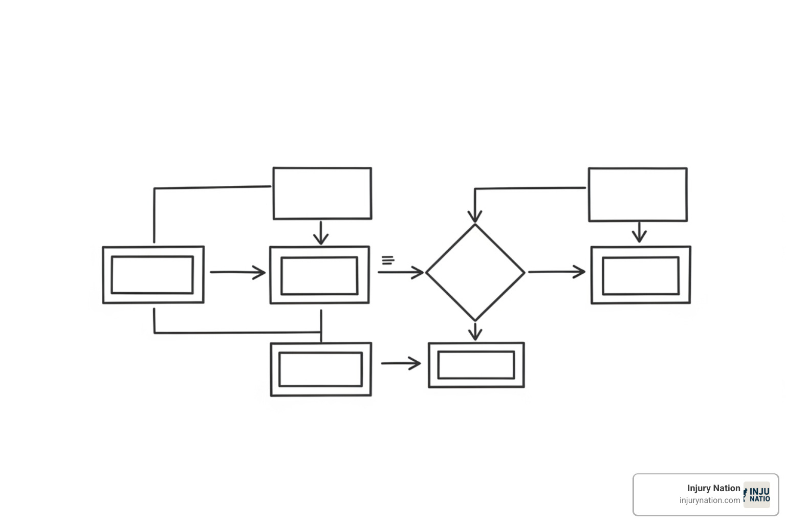 a flowchart showing the stages of a personal injury case - good injury attorneys