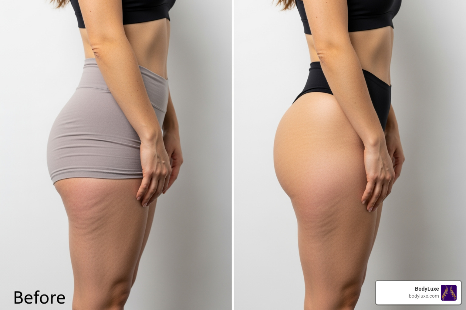 Before and after results of a hip fat injection procedure - hip fat injections Before and after results of a hip fat injection procedure - hip fat injections