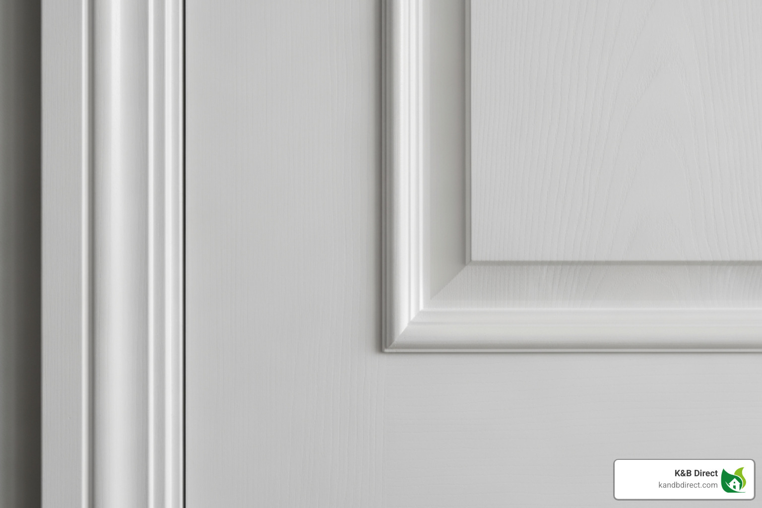 close-up on a Shaker door's corner - Shaker interior doors