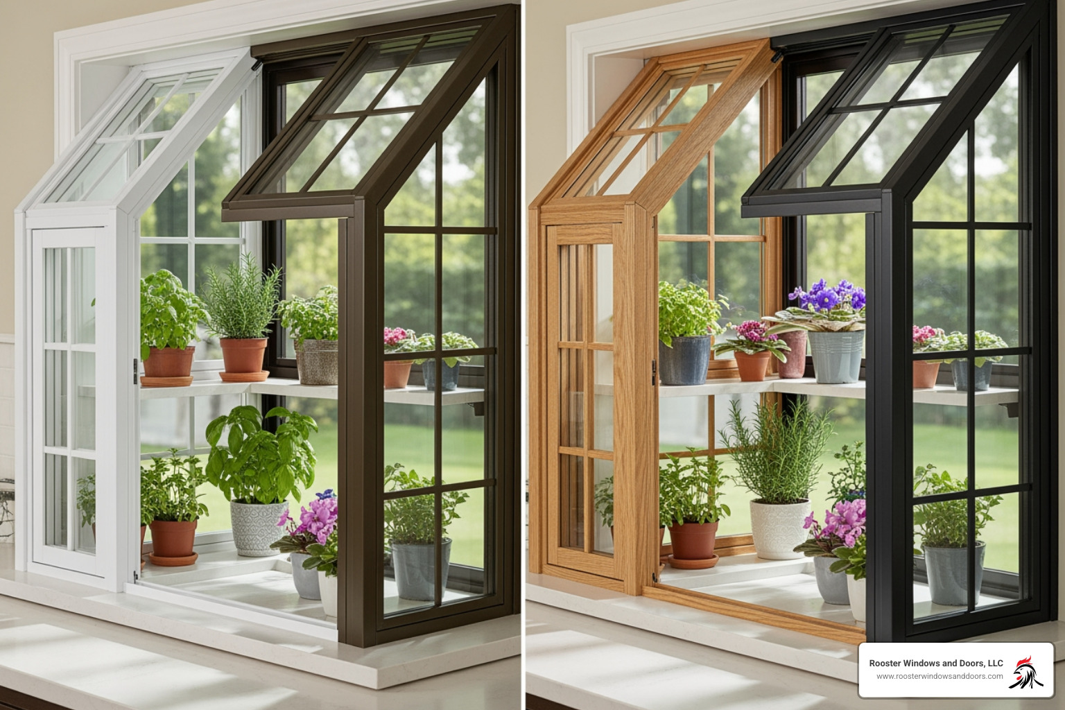 garden window frame colors and grid options - garden window replacement garden window frame colors and grid options - garden window replacement