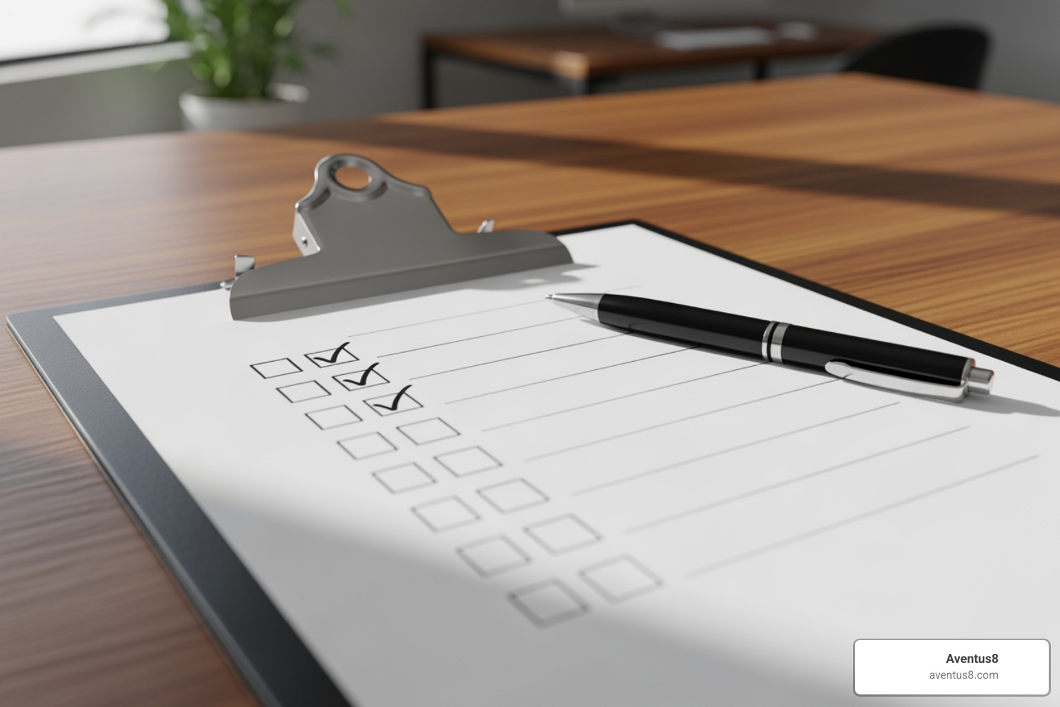 checklist on a clipboard - Affiliate program cannabis