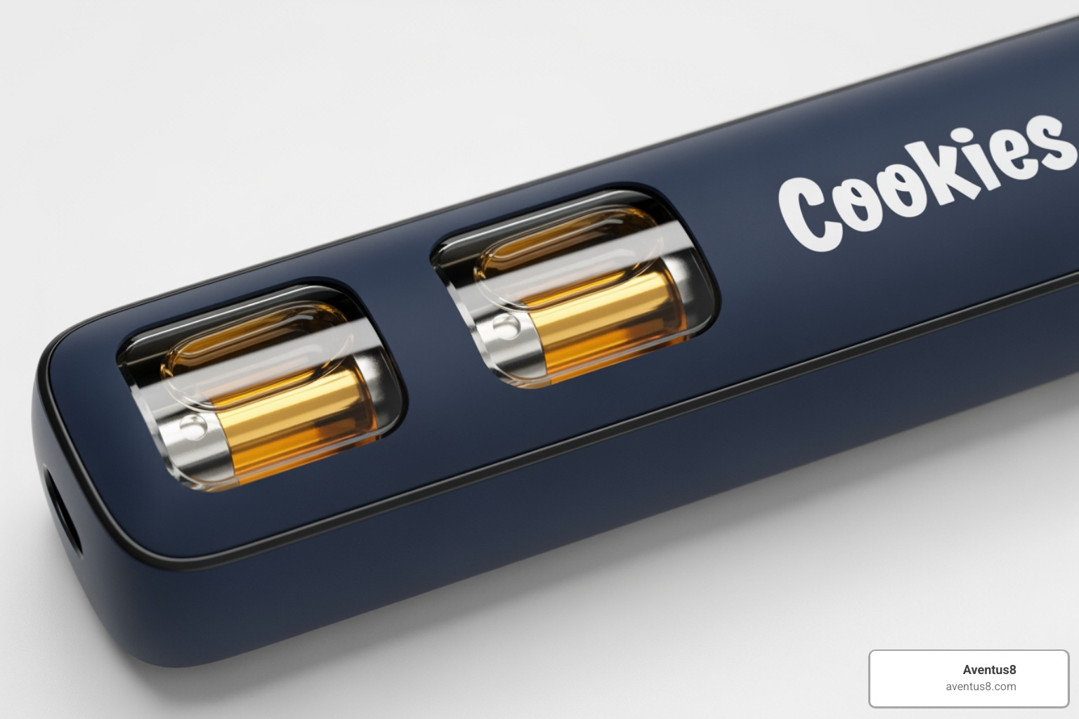 Cookies Dual Chamber vape showing the two separate windows - cookies disposable vape Cookies Dual Chamber vape showing the two separate windows - cookies disposable vape