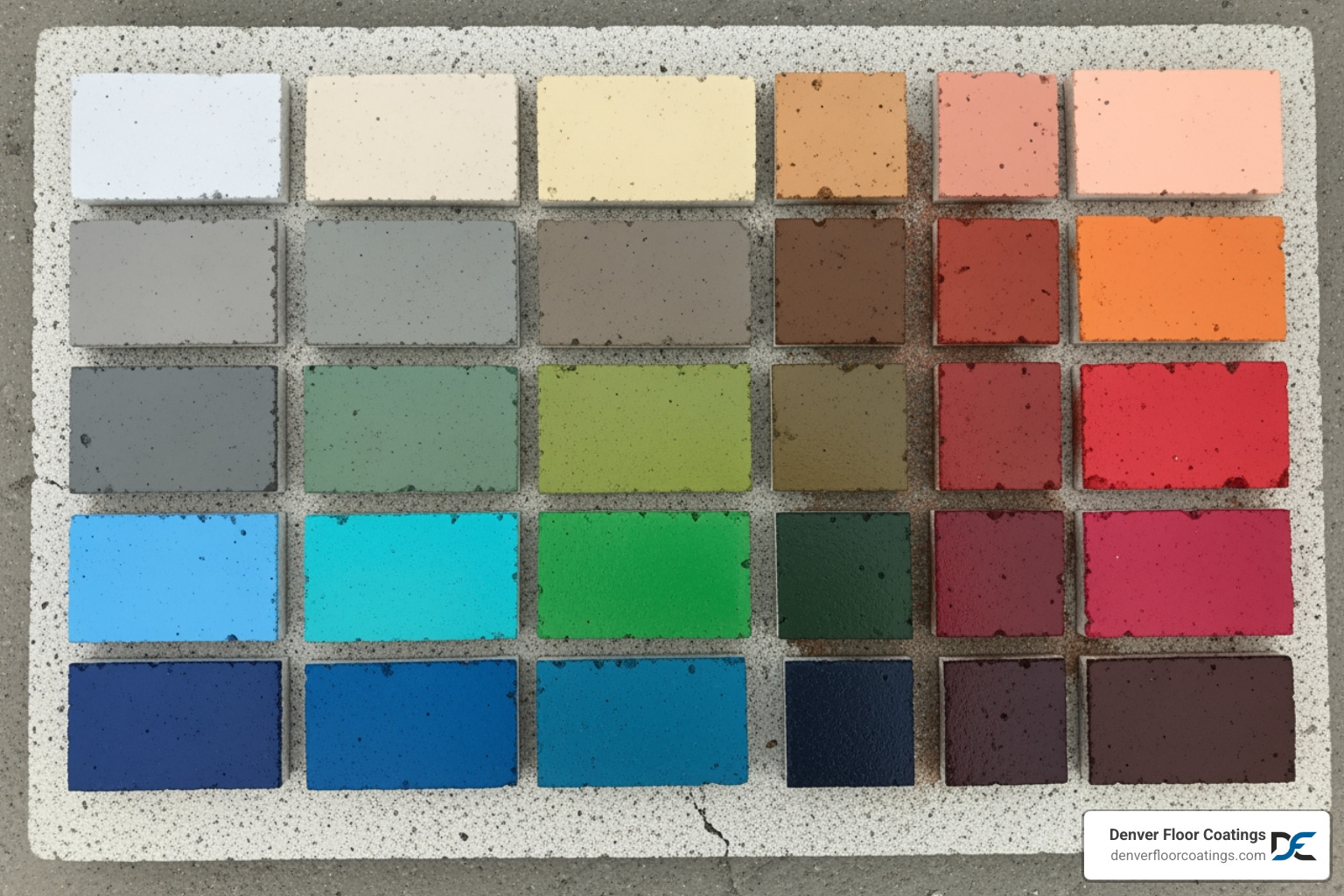 concrete stain color chart showing a range of earthy and vibrant tones - stained concrete concrete stain color chart showing a range of earthy and vibrant tones - stained concrete