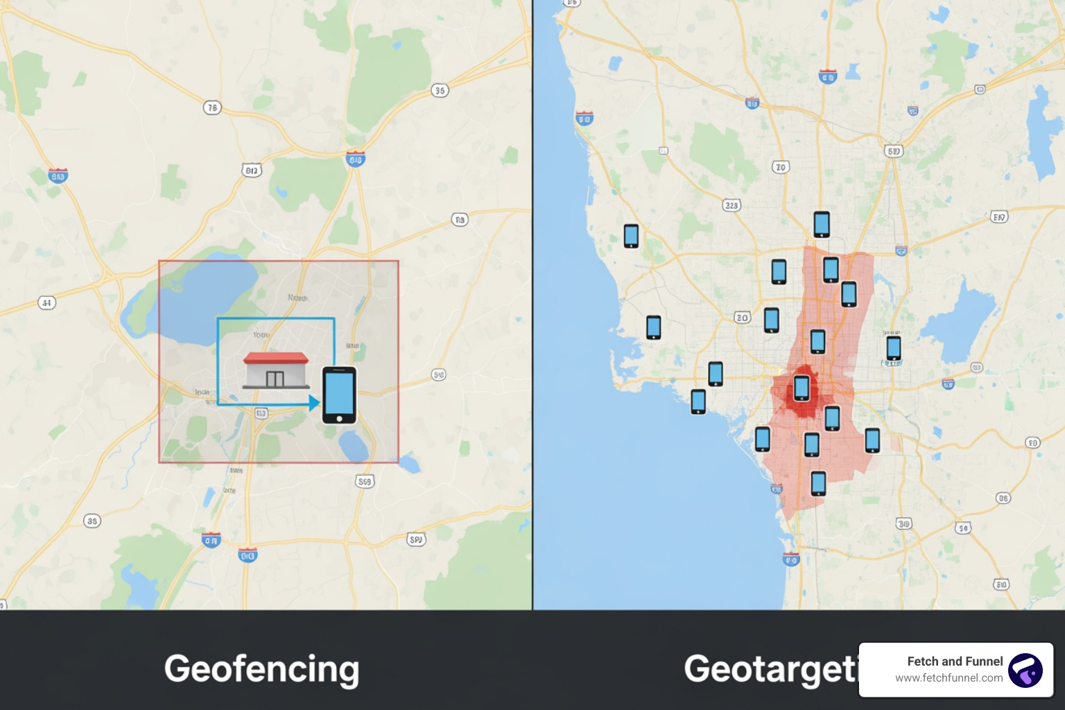 geofencing vs geotargeting - geofence technology geofencing vs geotargeting - geofence technology