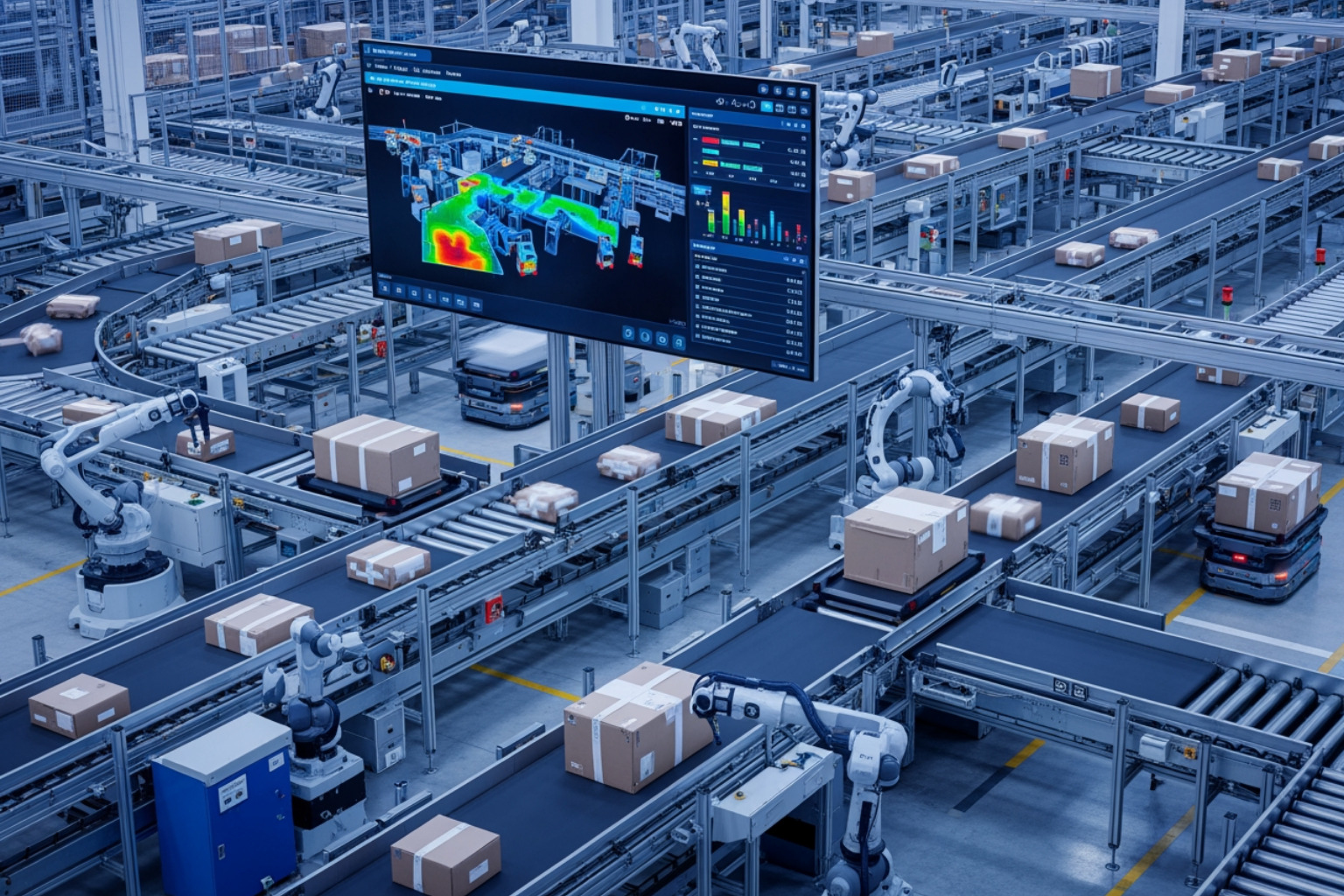Material Flow Control Systems for Process Optimization