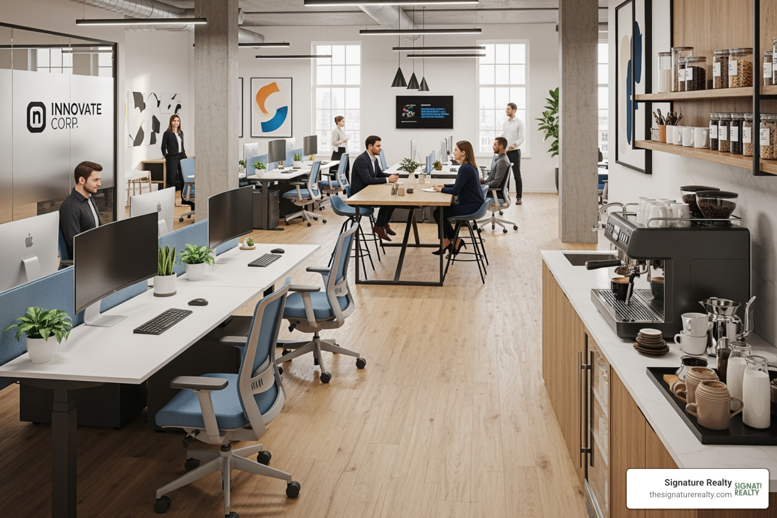 modern office space with various amenities like ergonomic chairs and coffee station - sublet office space miami modern office space with various amenities like ergonomic chairs and coffee station - sublet office space miami