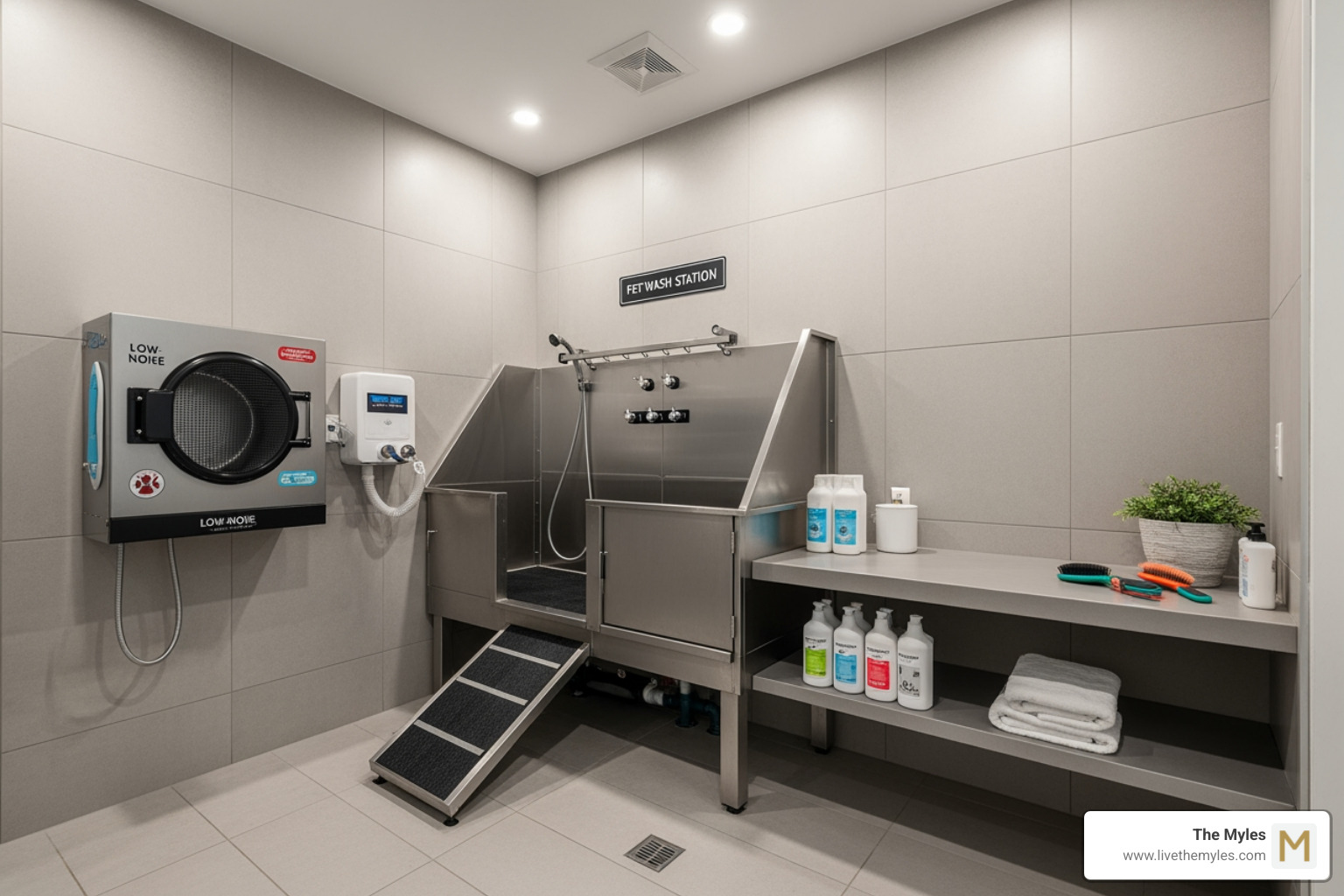 sleek, modern on-site pet washing station - apartments that accept dogs near me sleek, modern on-site pet washing station - apartments that accept dogs near me