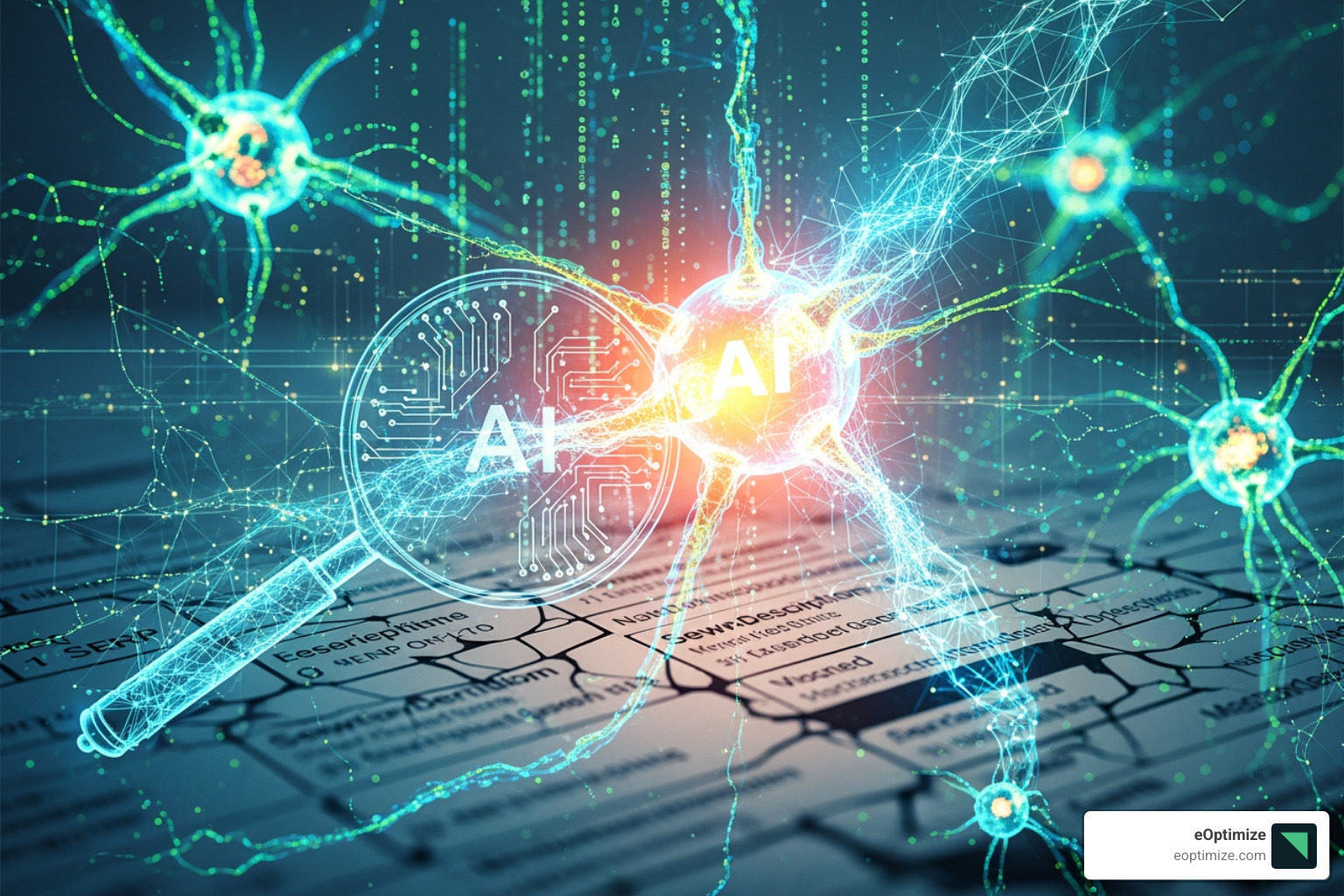 Dashboard of an AI-powered SEO tool showing keyword research, content optimization, and performance tracking - AI SEO impact