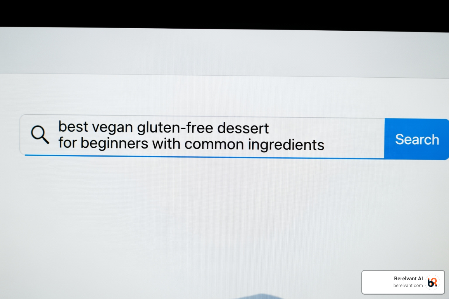 search bar with long-tail keyword - SEO for e-commerce