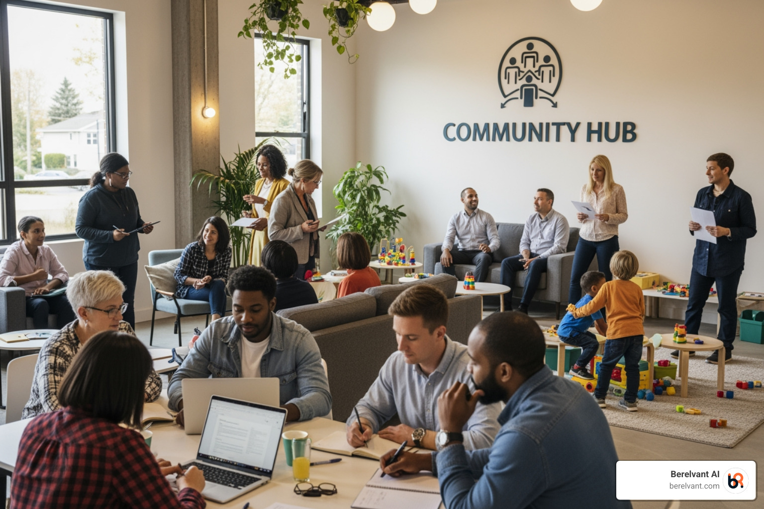 different community types like support forums, B2B groups, and product feedback hubs - community management services