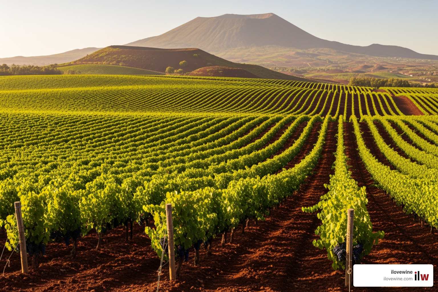 reddish volcanic soil with grapevines - Lake County wineries reddish volcanic soil with grapevines - Lake County wineries