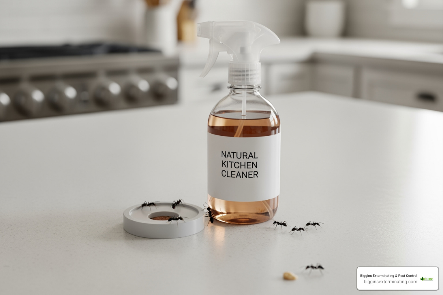 Table comparing DIY ant control methods - Odorous house ant