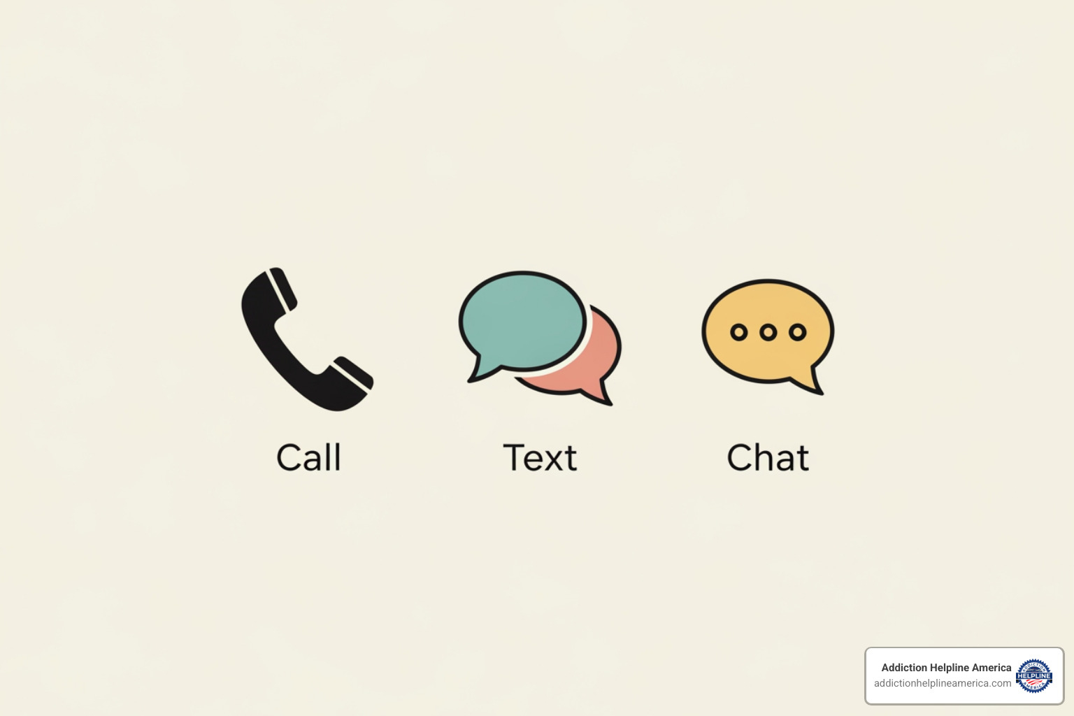 helpline logo with Call, Text, Chat icons - helpline number for mental health helpline logo with Call, Text, Chat icons - helpline number for mental health