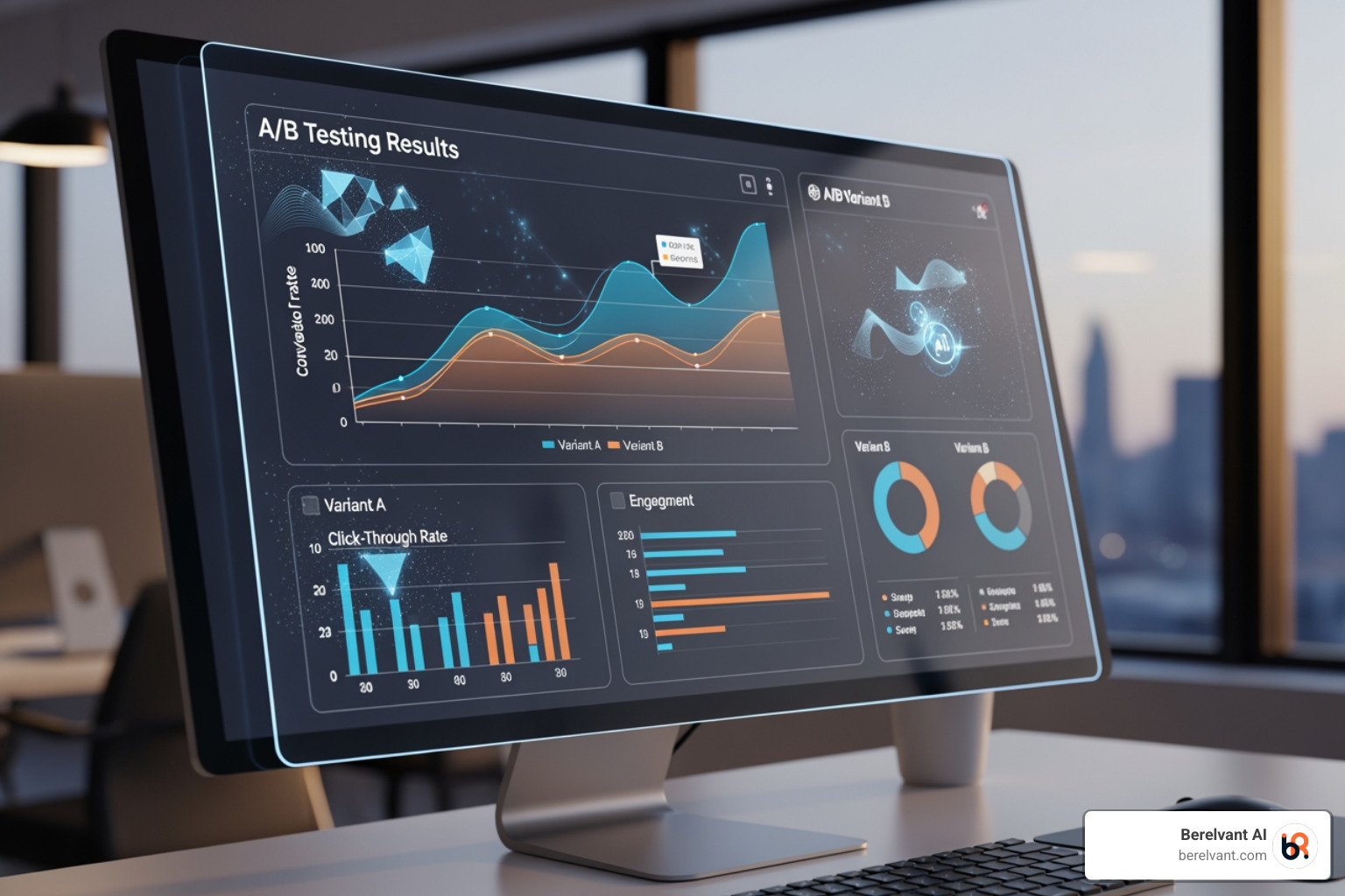 AI-powered A/B testing dashboard - High-converting websites