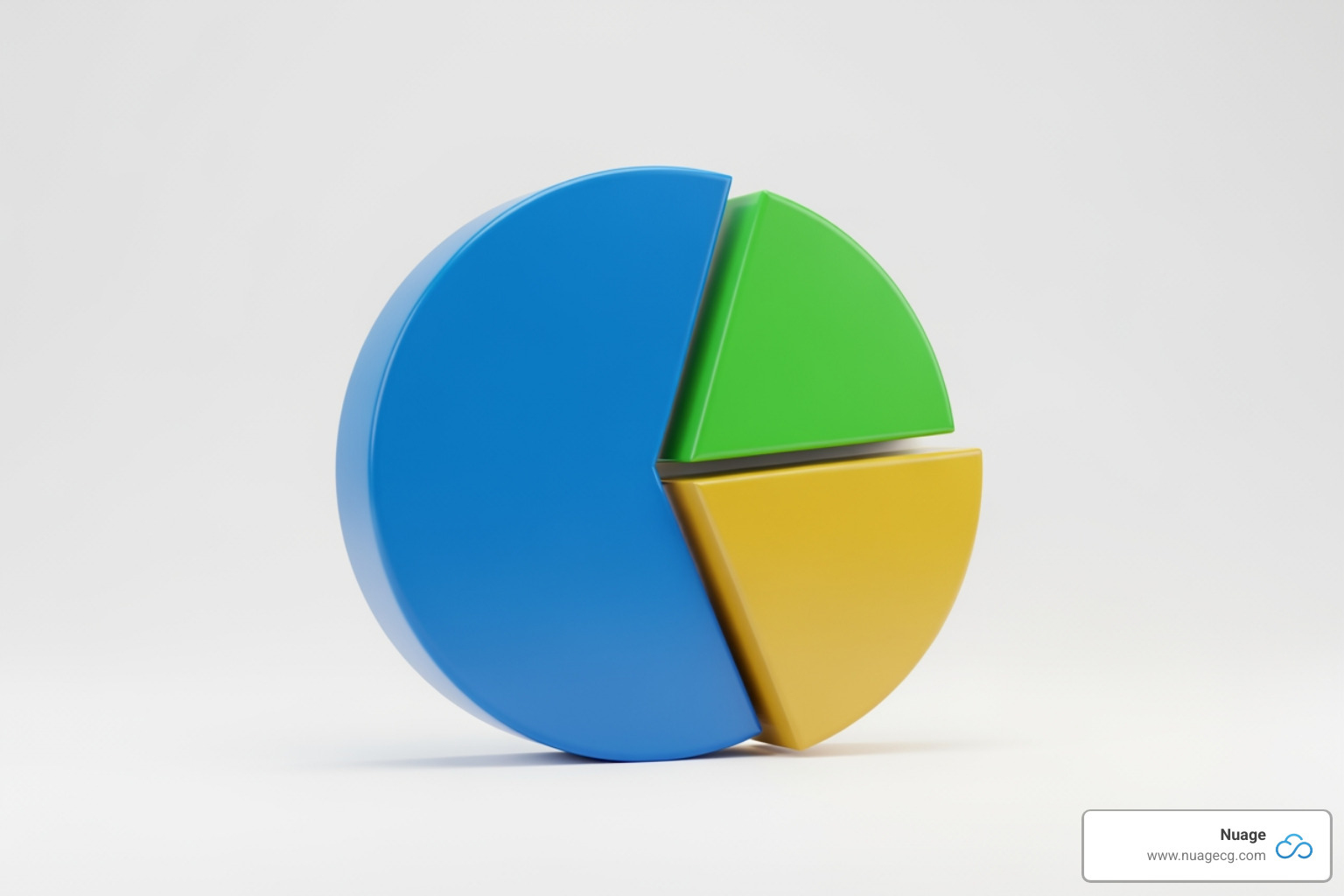 ABC analysis showing a pie chart with sections for A, B, and C products, with A being the largest and most valuable segment - inventory management optimization