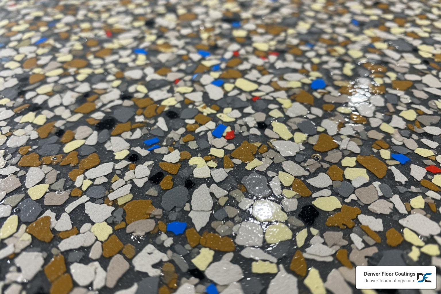 close-up texture of polyaspartic flake floor coating - best garage coating close-up texture of polyaspartic flake floor coating - best garage coating