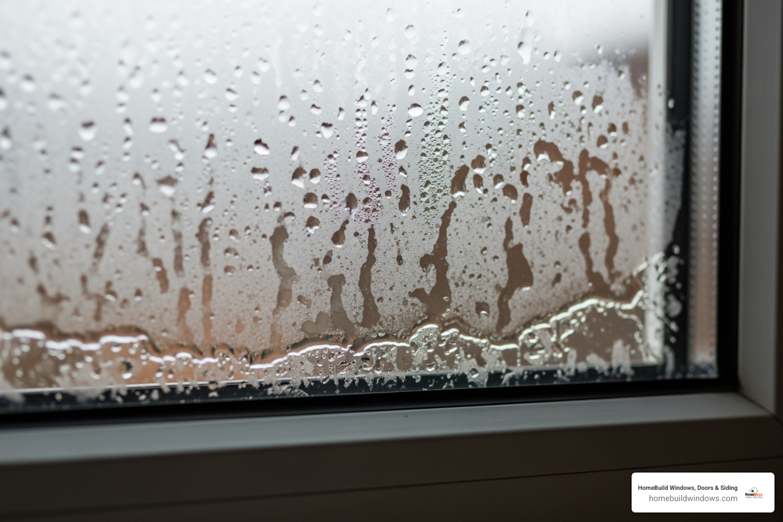 window with condensation - window replacement suburbs