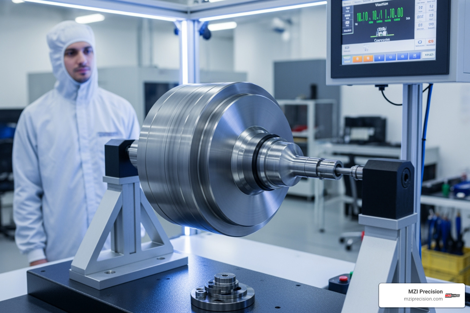 BALANCING REPORT PRINTOUT SHOWING G-VALUES AND VIBRATION GRAPHS - HIGH SPEED SPINDLE BALANCING