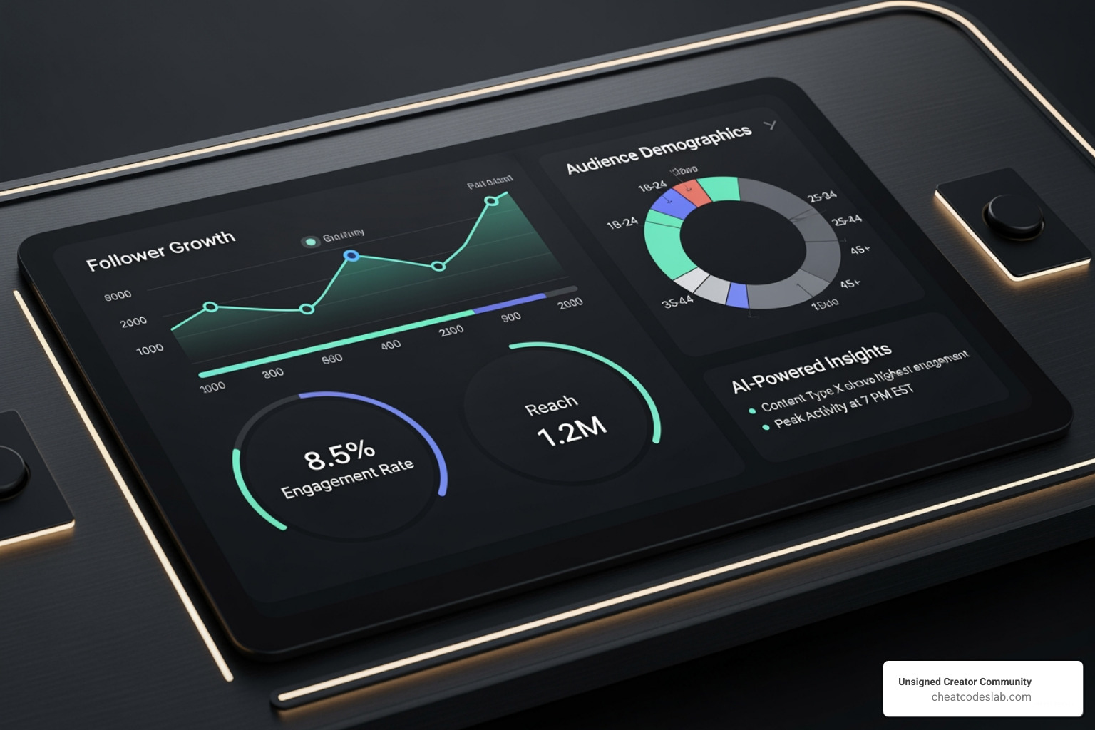 AI growth service dashboard - best instagram followers