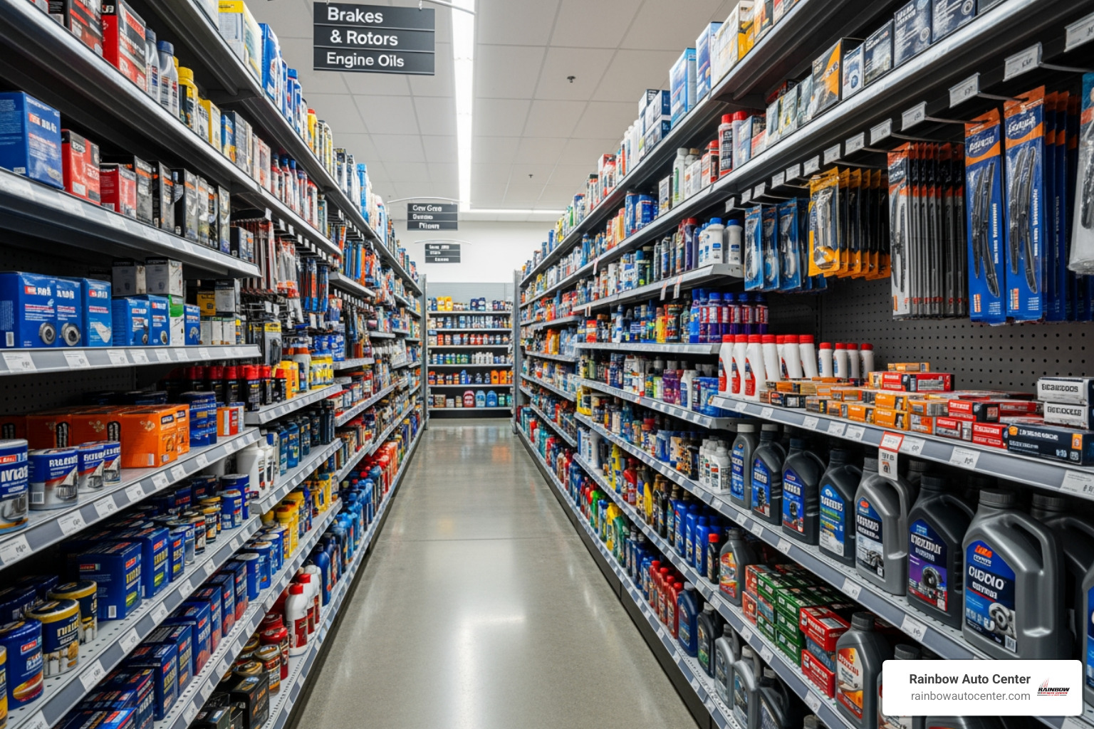 organized auto parts store aisle - auto body parts in hayward ca