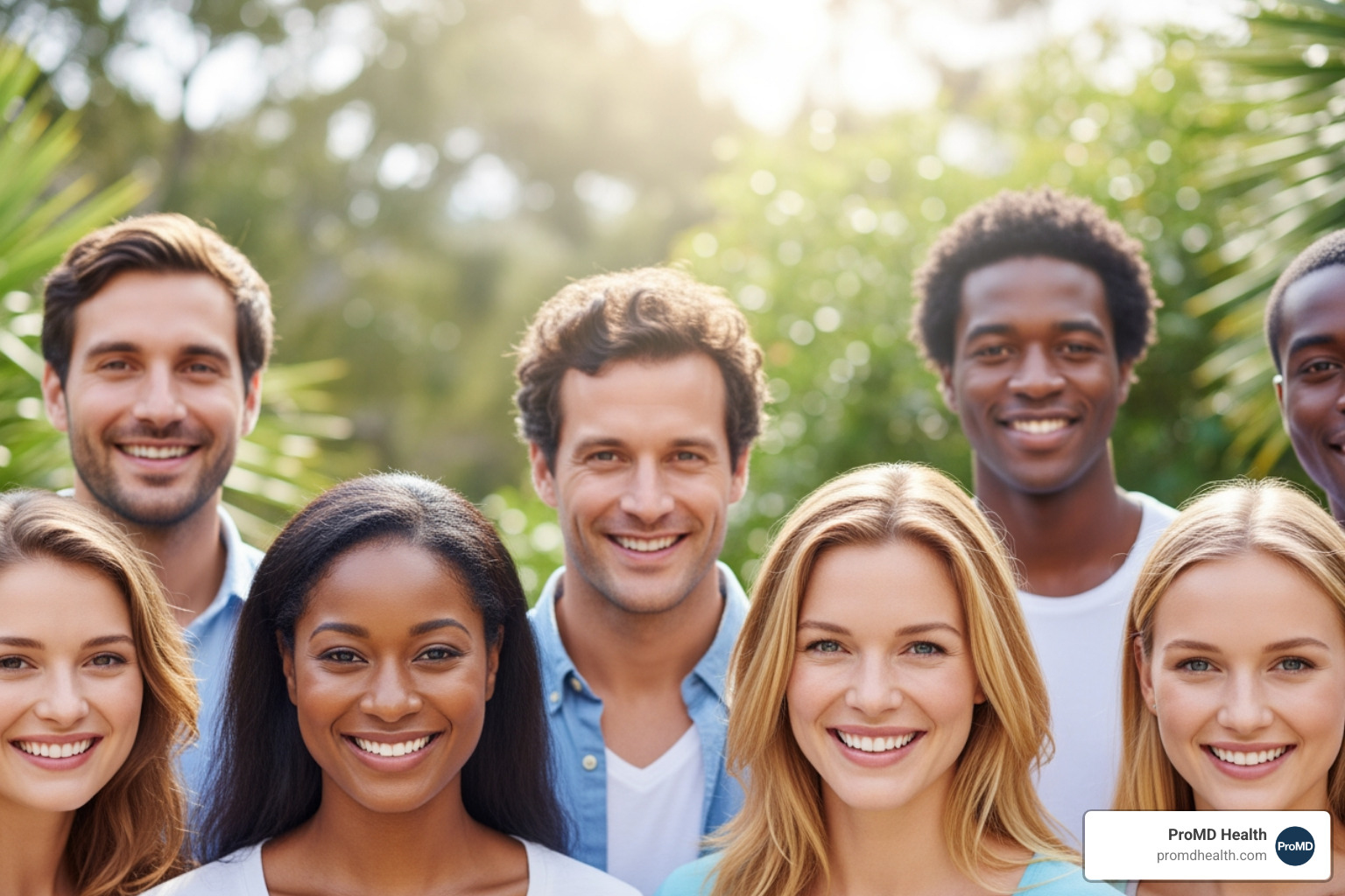diverse group of people with healthy, clear skin - Treat hyperpigmentation