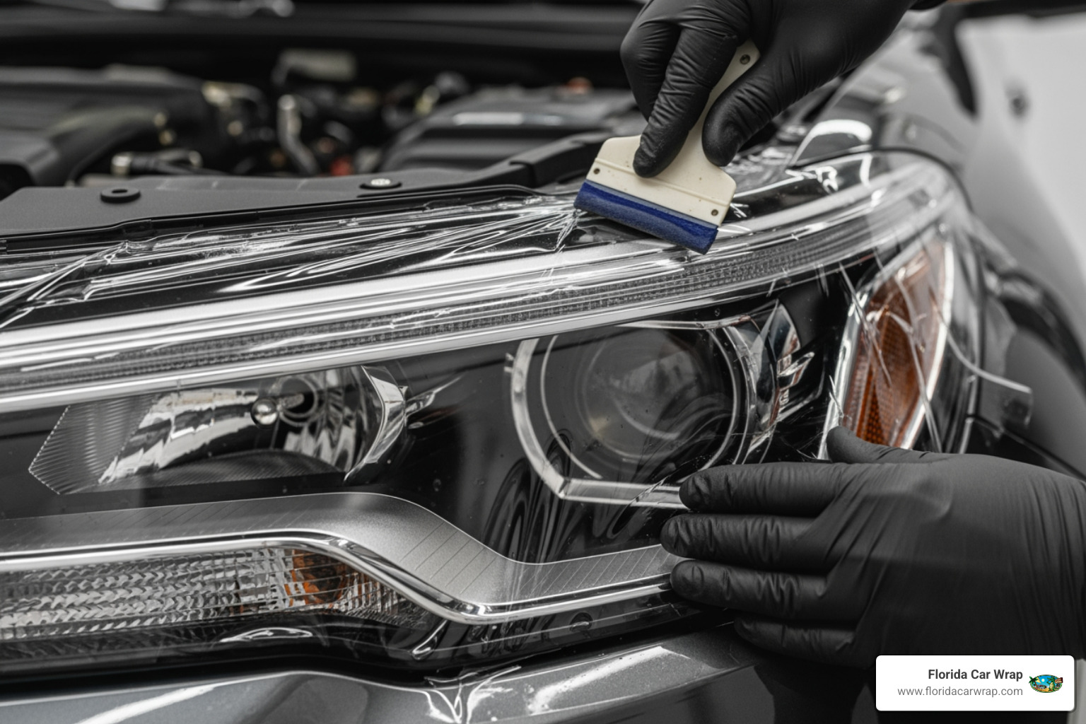 PPF application to car headlight - i20 ppf cost