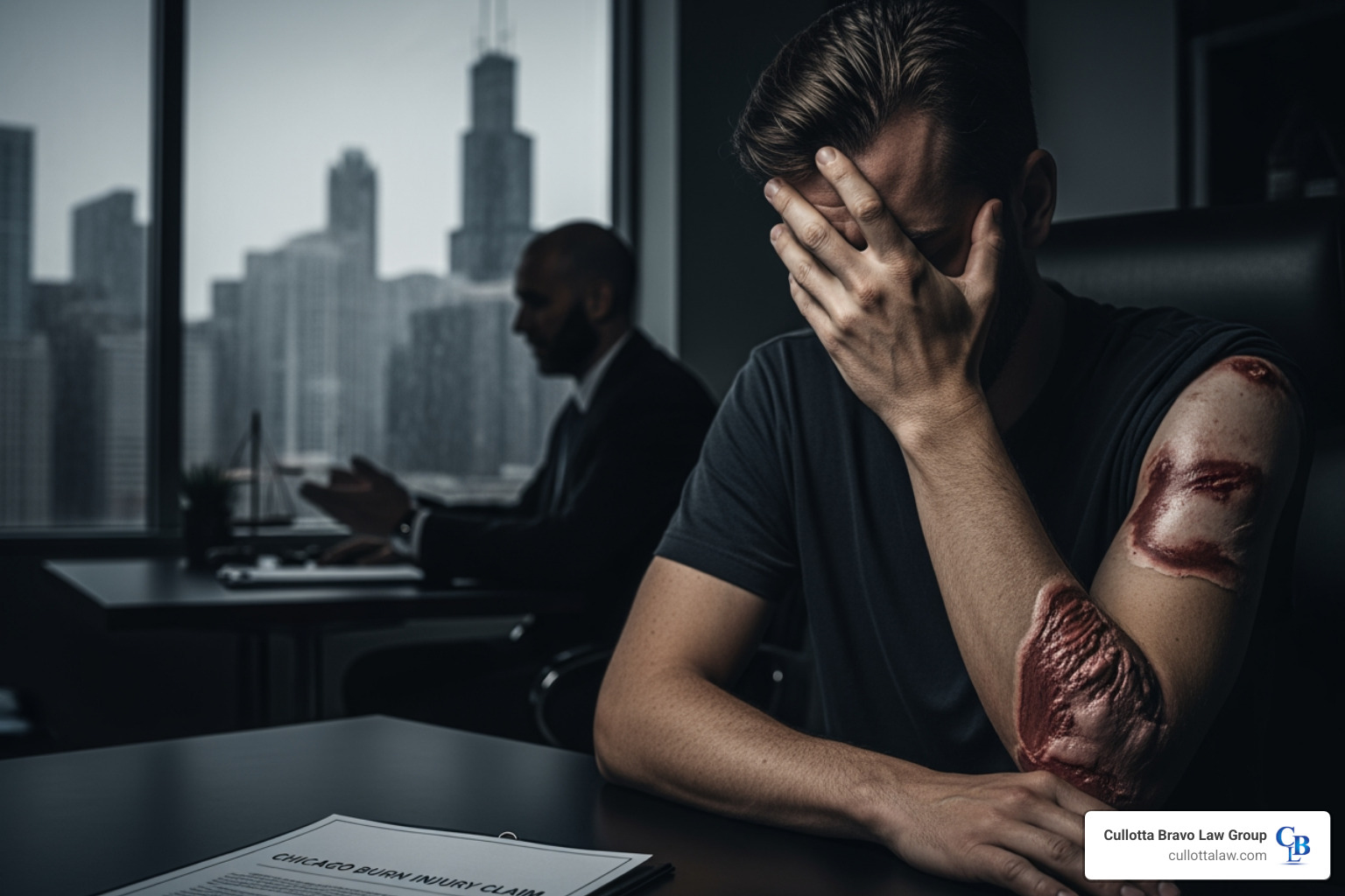 medical diagram of burn degrees - chicago burn injury attorney