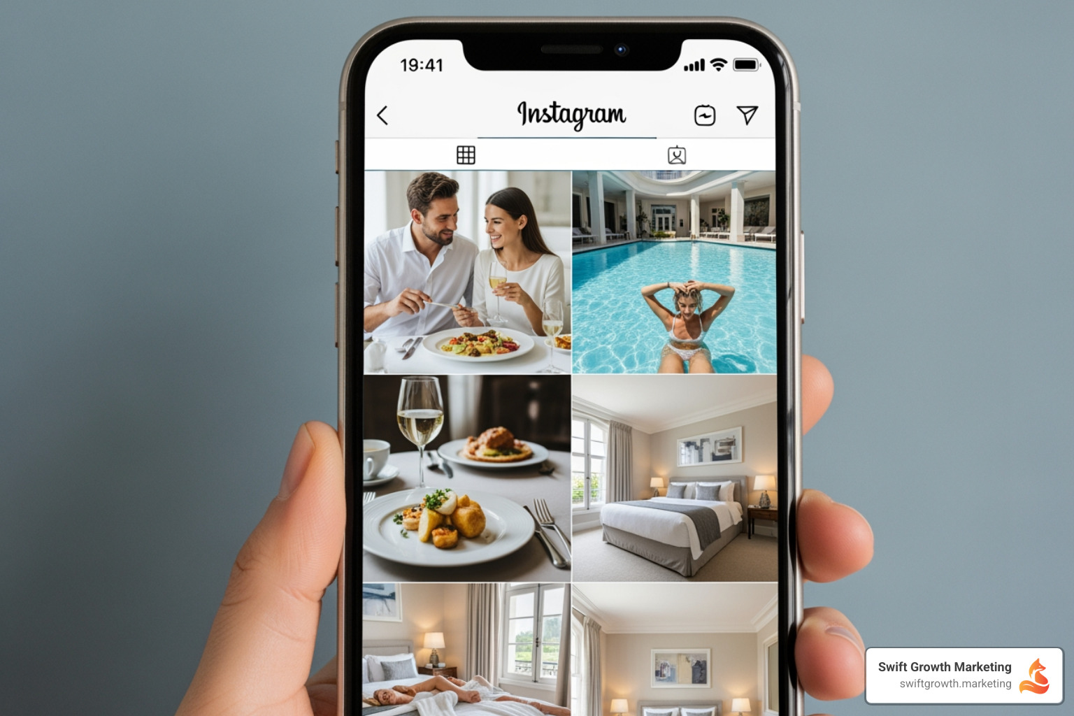 hotel's engaging Instagram feed showcasing guest experiences - hospitality branding hotel's engaging Instagram feed showcasing guest experiences - hospitality branding