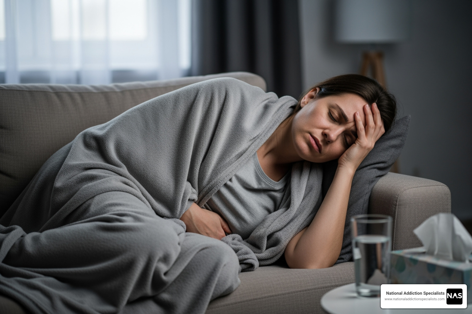 person experiencing body aches - subutex withdrawal