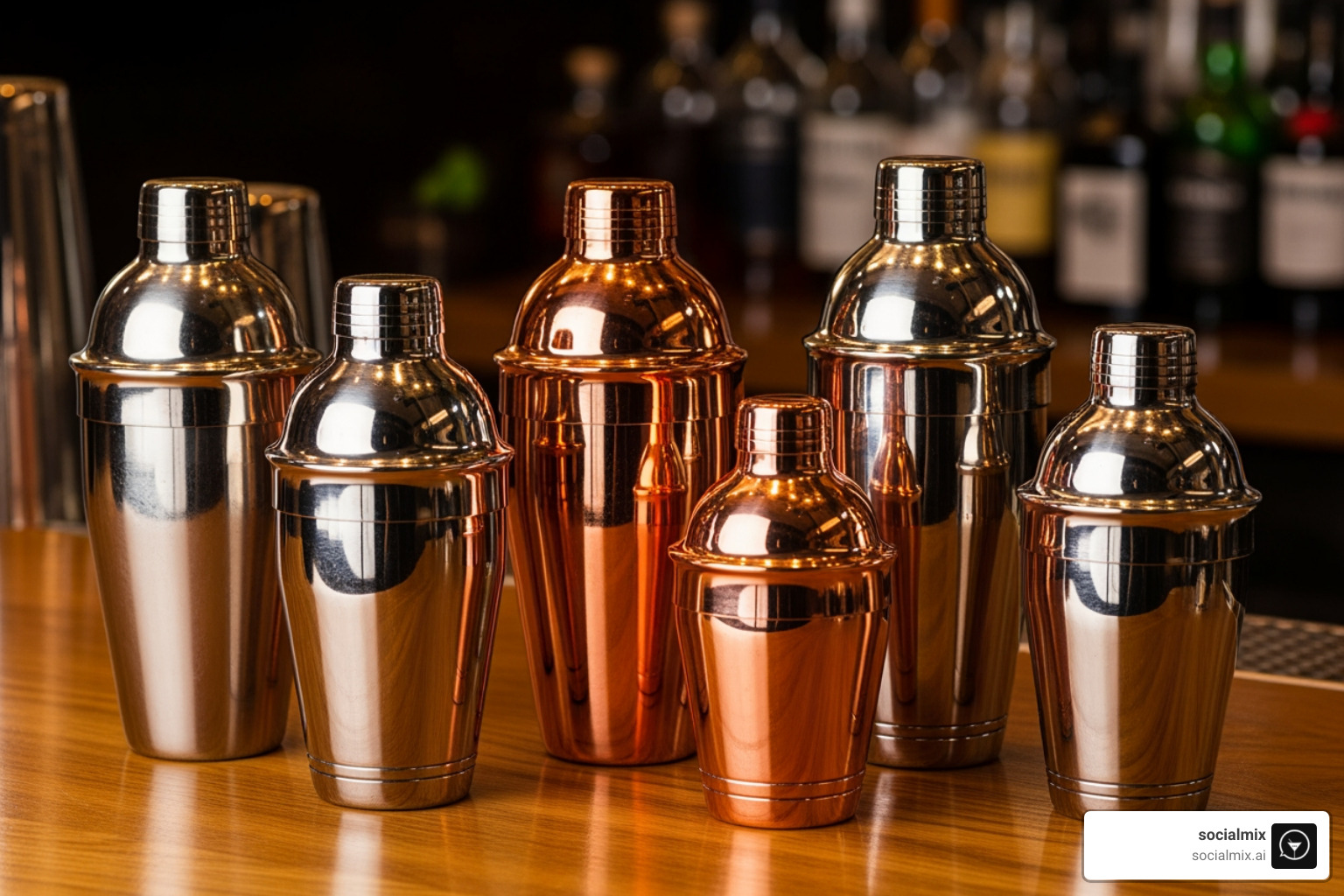 Various Boston shakers - Best boston shaker