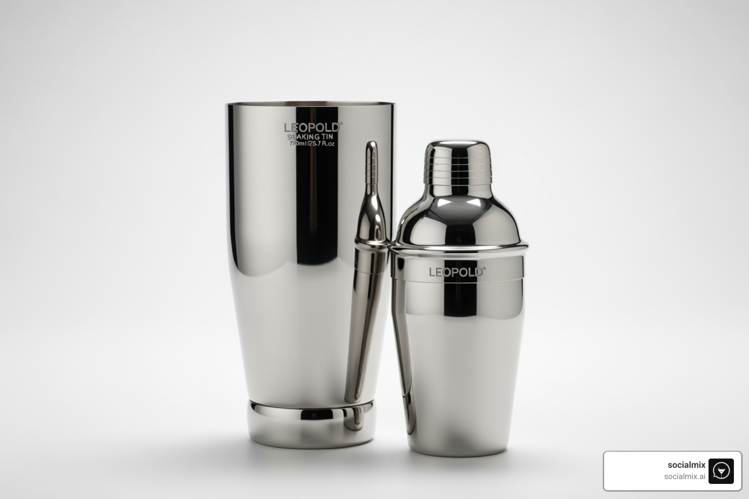 Cocktail Kingdom Leopold Weighted Shaking Tin Set - Best boston shaker