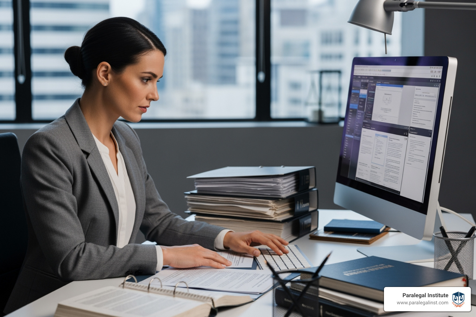 Infographic showing Nevada paralegal job growth: 30% increase projected in Greater Reno/Western Nevada region and 15% statewide through 2026, compared to national average of 4% through 2032. Chart displays average annual paralegal openings in Nevada versus national job market, highlighting Nevada's accelerated demand for trained paralegals in private law firms, corporate legal departments, and government agencies. - paralegal certificate online NV infographic simple-stat-green