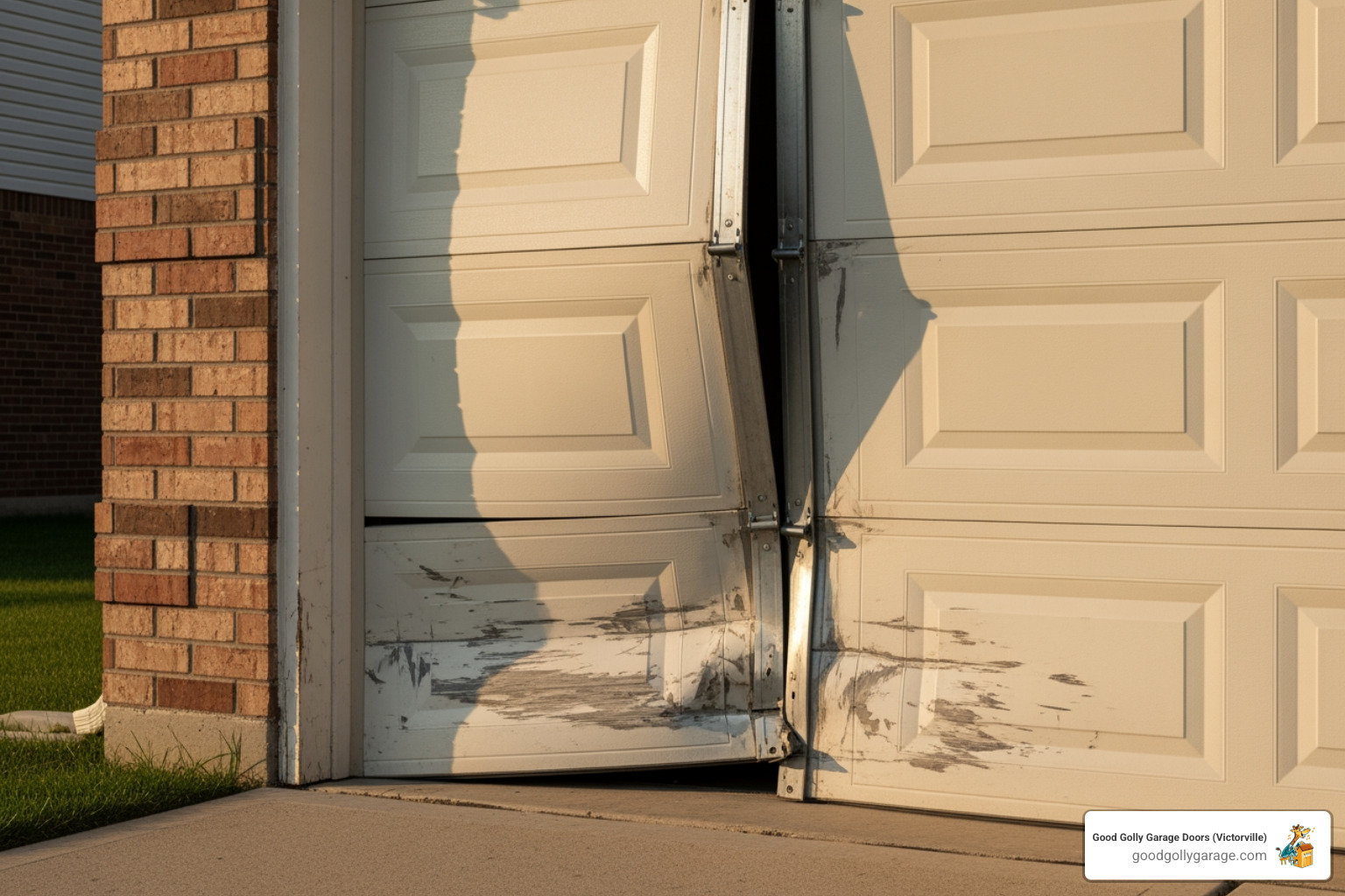 Garage Door That Has Come Off Its Tracks - emergency broken garage door in apple valley ca Garage Door That Has Come Off Its Tracks - emergency broken garage door in apple valley ca
