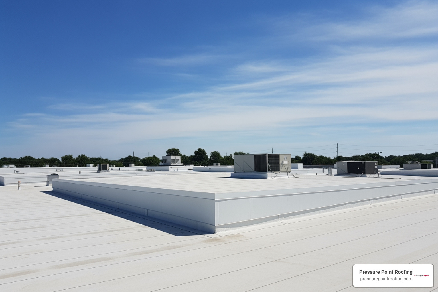 Infographic showing three key benefits of commercial roof maintenance: extends roof lifespan by up to 50 percent, reduces unexpected roof failures by 70 percent, and lowers energy costs by 5 to 10 percent through improved insulation and performance - commercial roof maintenance company in gold hill, or