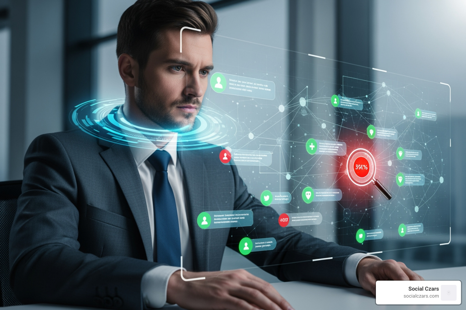 dashboard showing online mentions and sentiment analysis - online reputation management for executives