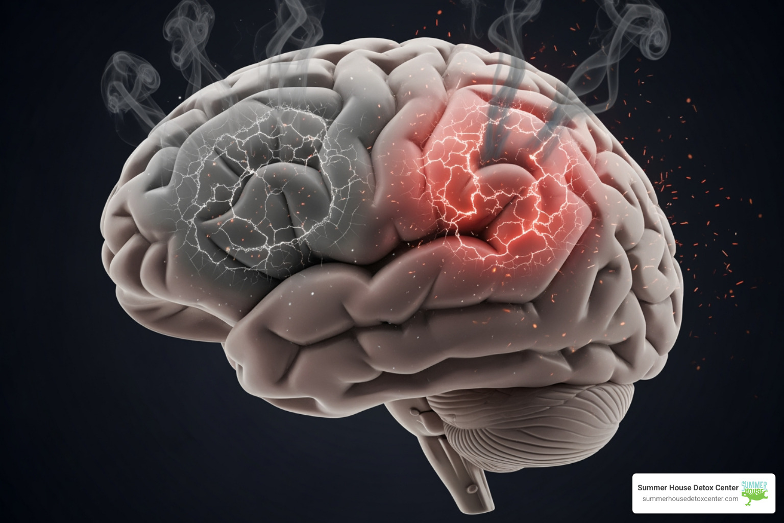 illustrating the brain's response to substance cessation - drug withdrawal treatment illustrating the brain's response to substance cessation - drug withdrawal treatment