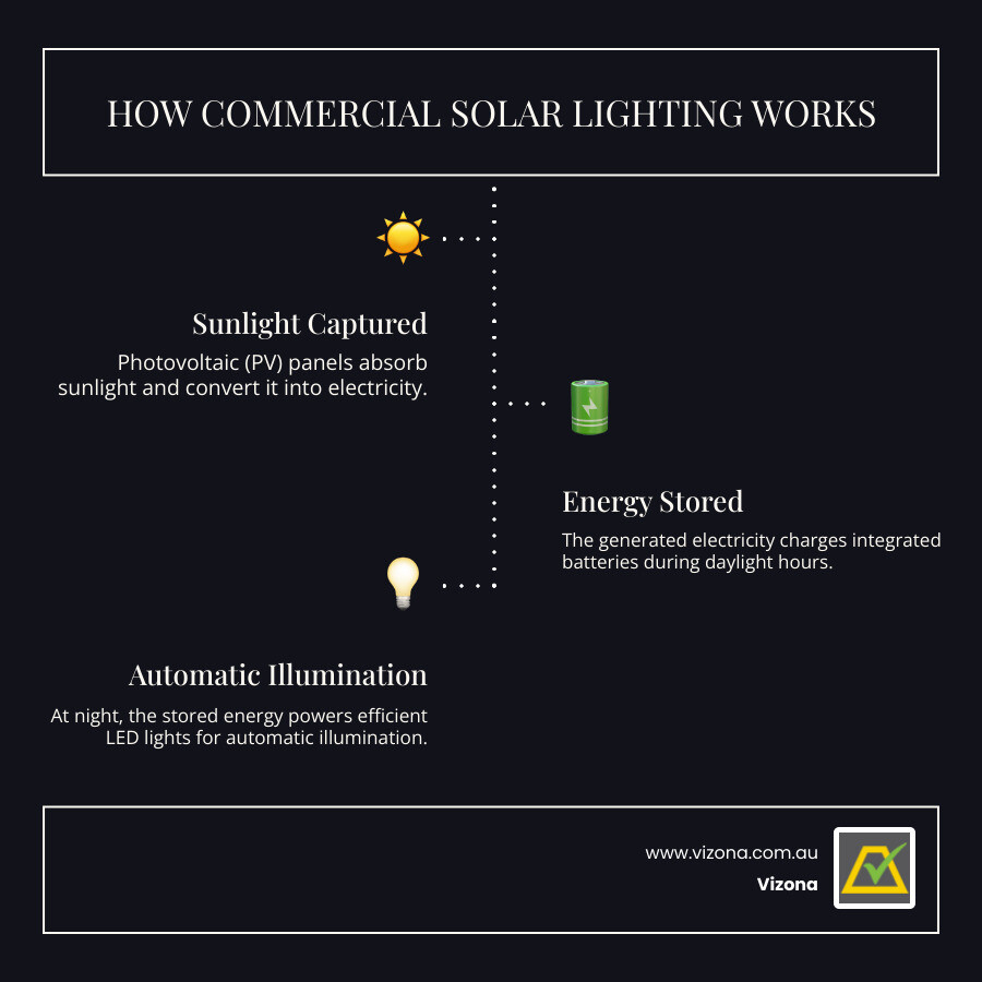 Graph showing rising electricity prices in Australia versus the falling cost of solar technology. - Commercial solar solutions infographic infographic-line-3-steps-dark