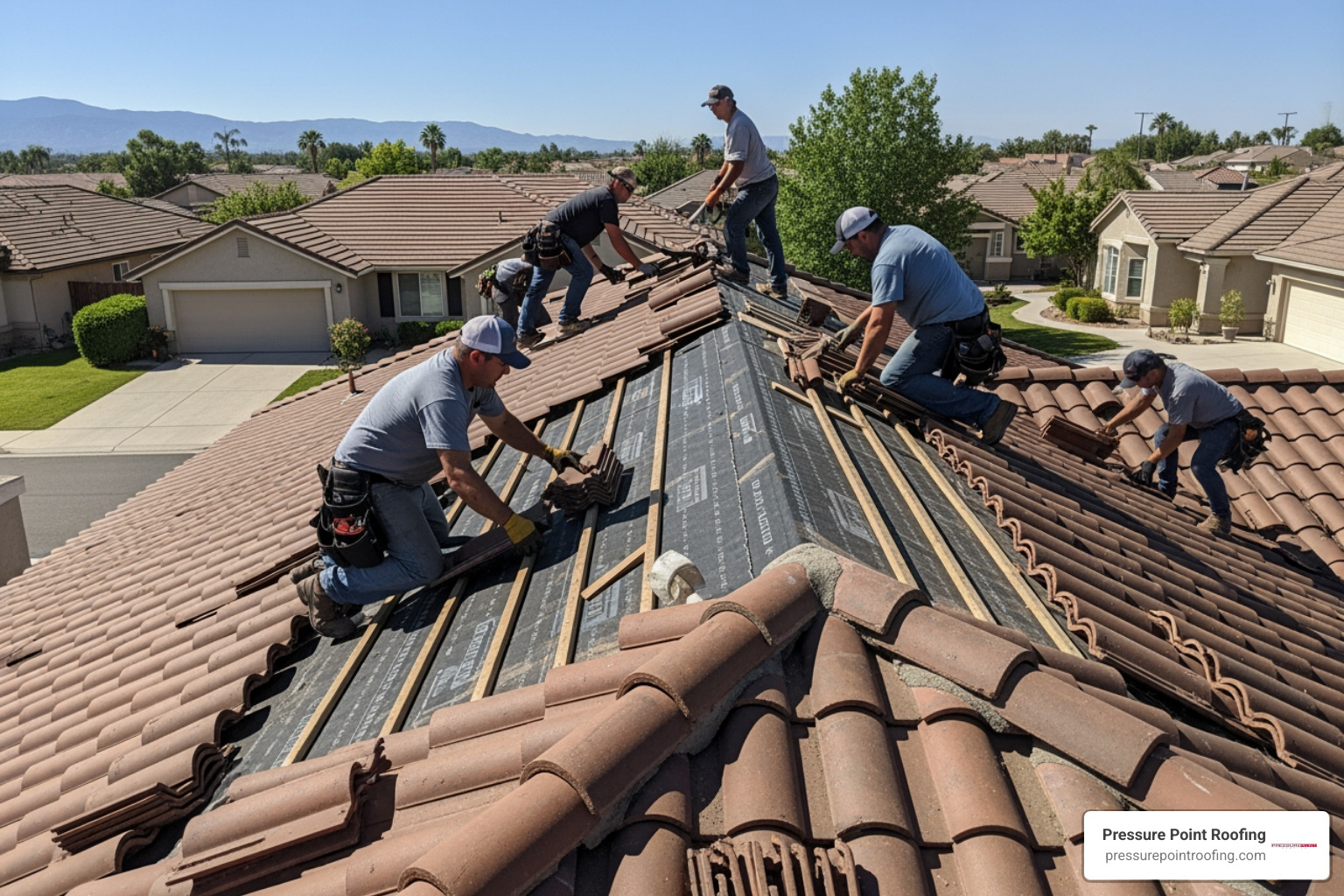 Infographic showing the main cost factors for roof retiling: roof size and square footage, tile material type (concrete, clay, terracotta, slate), labor and installation complexity, old roof removal and disposal, structural reinforcement needs, underlayment replacement, permits and inspections, and geographic location - roof retile cost Infographic showing the main cost factors for roof retiling: roof size and square footage, tile material type (concrete, clay, terracotta, slate), labor and installation complexity, old roof removal and disposal, structural reinforcement needs, underlayment replacement, permits and inspections, and geographic location - roof retile cost