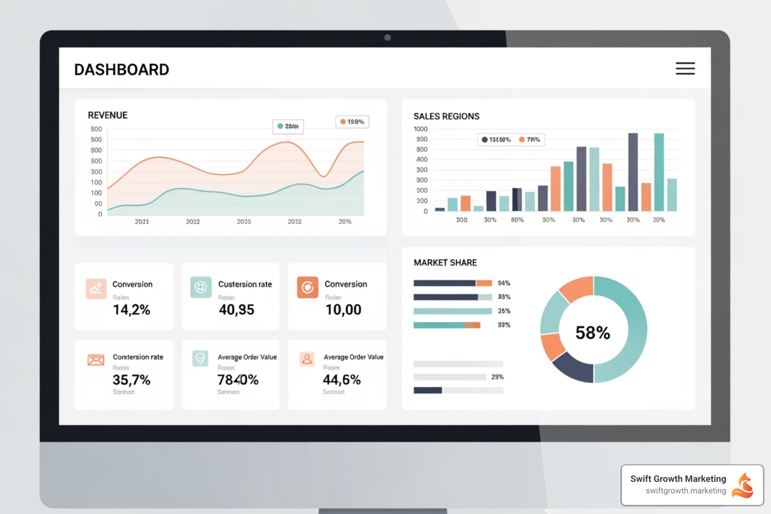 KPI dashboard - enterprise saas marketing KPI dashboard - enterprise saas marketing