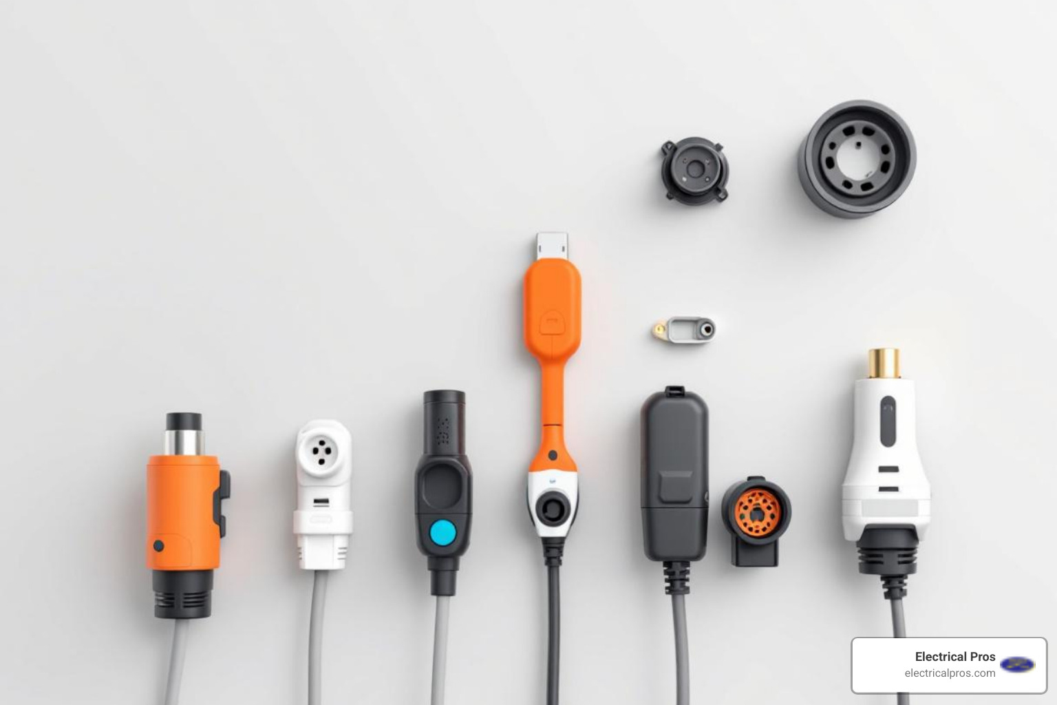 different EV connector types (J-1772, CCS, CHAdeMO) - ev charging stations in auburn, ga