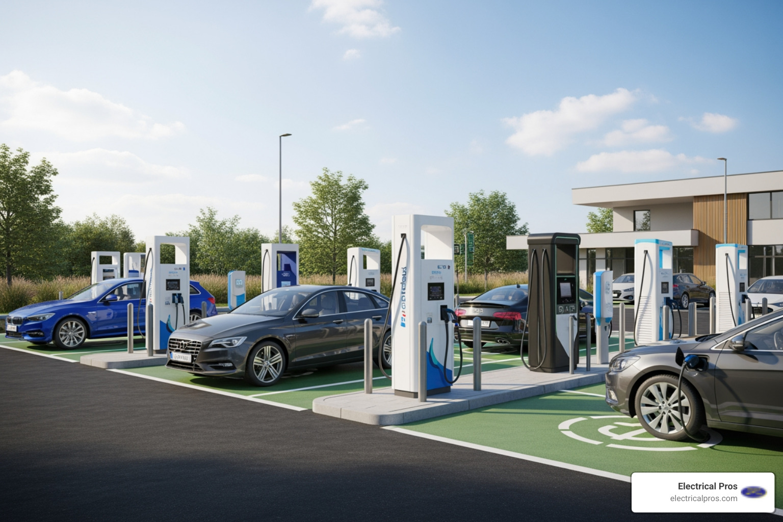 infographic showing 24 total charging ports in Flowery Branch split evenly between 12 Level 2 and 12 Level 3 DC Fast Charging stations, with 8 free charging ports highlighted, and icons representing the four main networks: Tesla, ChargePoint, Blink, and Shell Recharge - ev charging stations in flowery branch, ga infographic showing 24 total charging ports in Flowery Branch split evenly between 12 Level 2 and 12 Level 3 DC Fast Charging stations, with 8 free charging ports highlighted, and icons representing the four main networks: Tesla, ChargePoint, Blink, and Shell Recharge - ev charging stations in flowery branch, ga