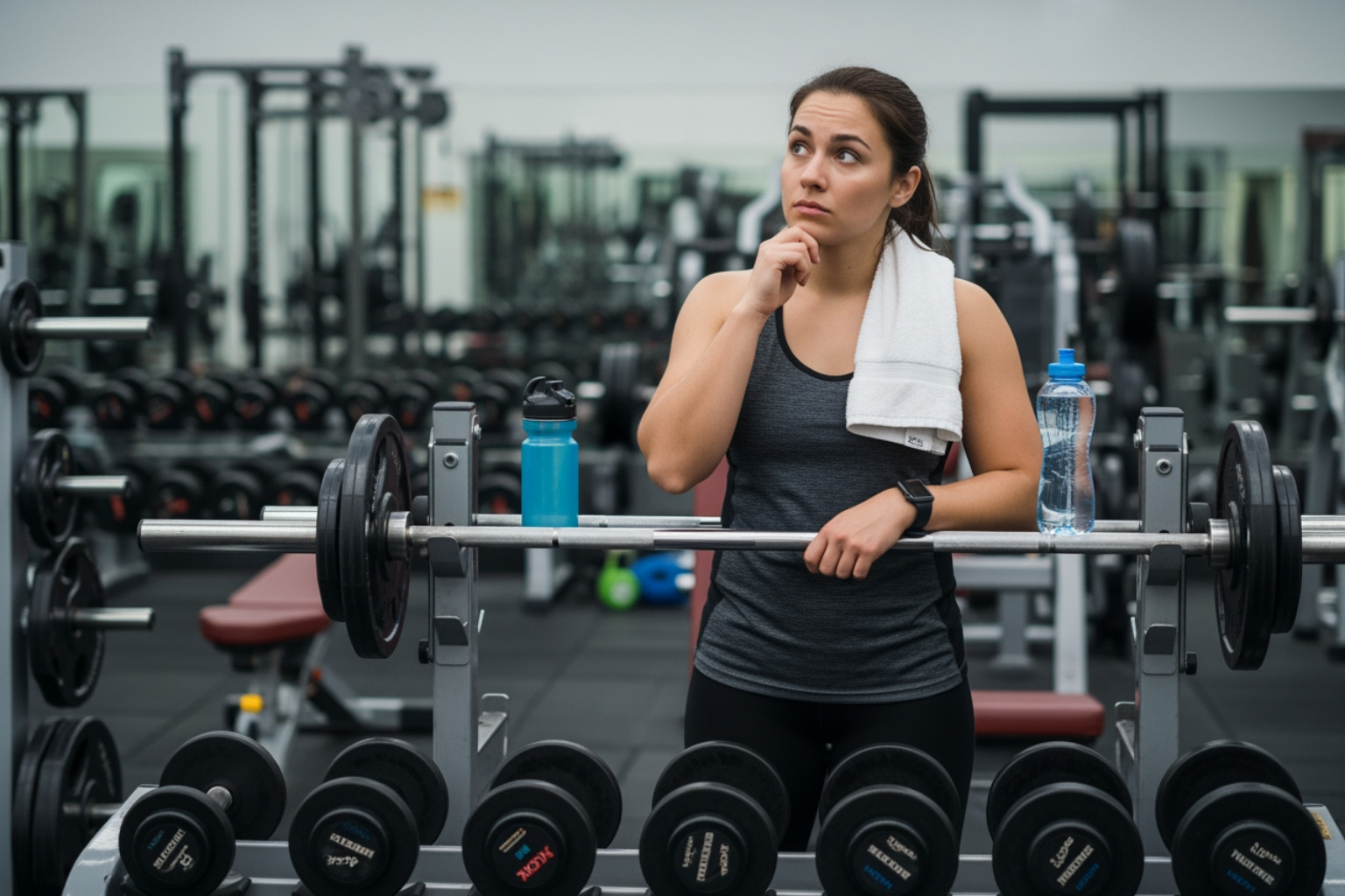 person listening to their body and modifying a workout - muscle healing after workout person listening to their body and modifying a workout - muscle healing after workout