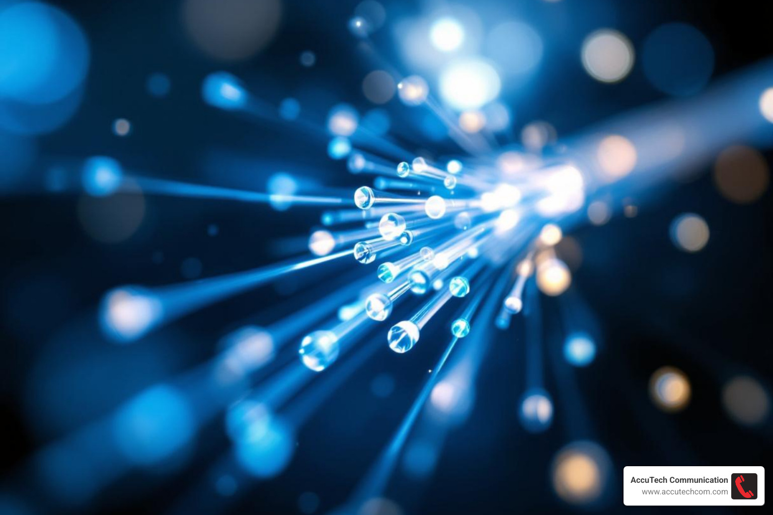 close-up of a multi-strand fiber optic cable highlighting advanced technology - business fiber optic internet