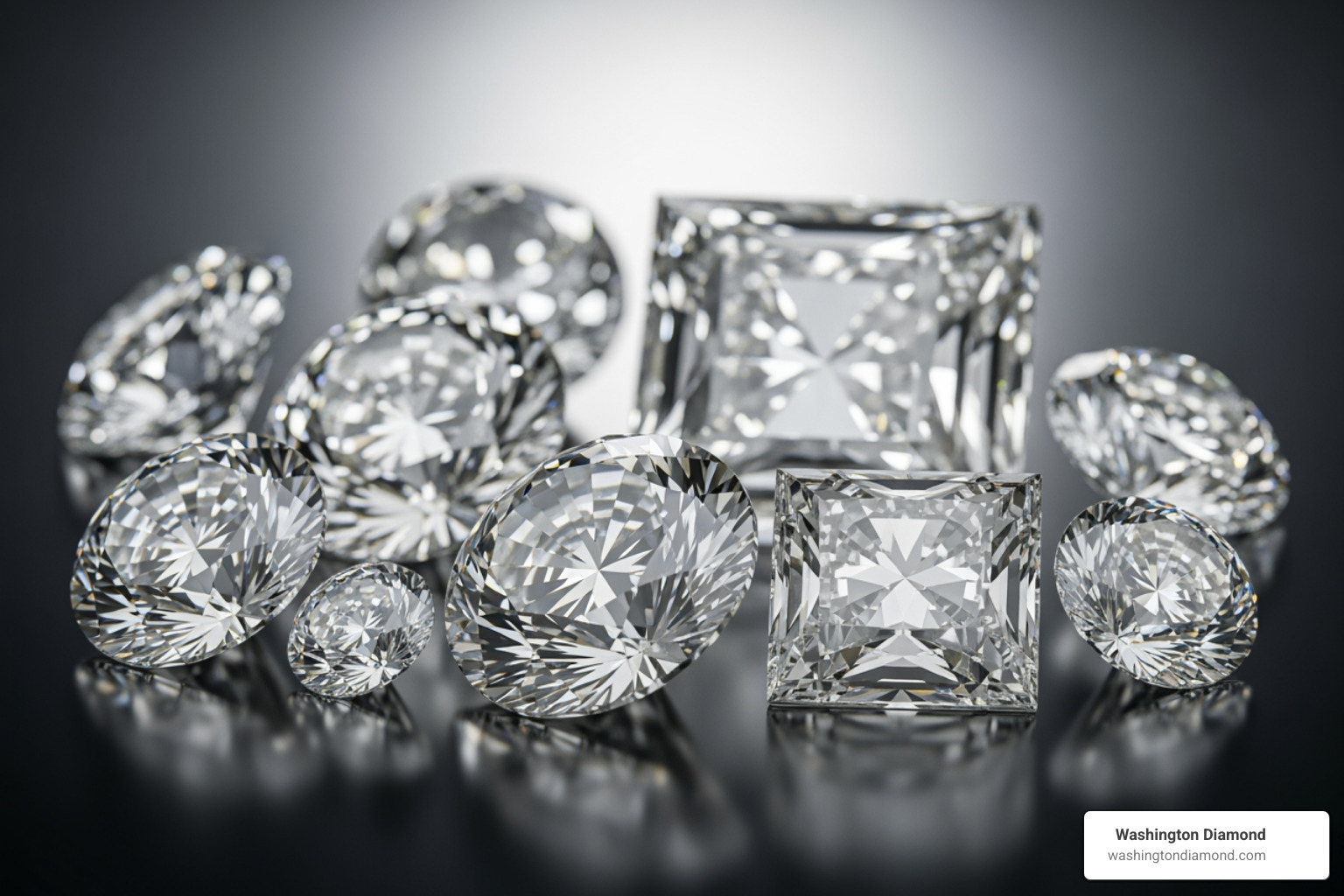 Image showing the 4Cs of a diamond: Cut, Color, Clarity, Carat, with brief descriptions - best price lab grown diamonds Image showing the 4Cs of a diamond: Cut, Color, Clarity, Carat, with brief descriptions - best price lab grown diamonds