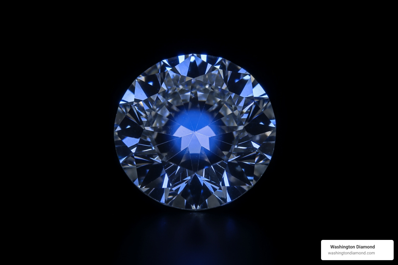 Diamond exhibiting blue fluorescence under a UV light - 75 carat loose diamond price Diamond exhibiting blue fluorescence under a UV light - 75 carat loose diamond price