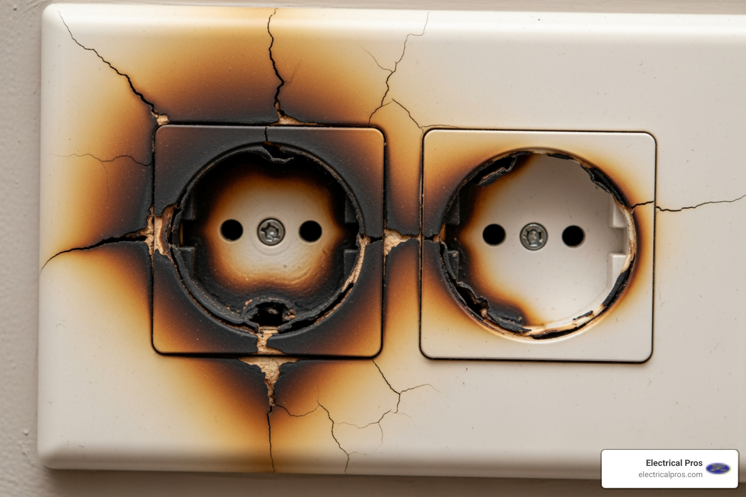 Discolored or scorched wall outlet - arc fault and fireguard protection systems in braselton, ga