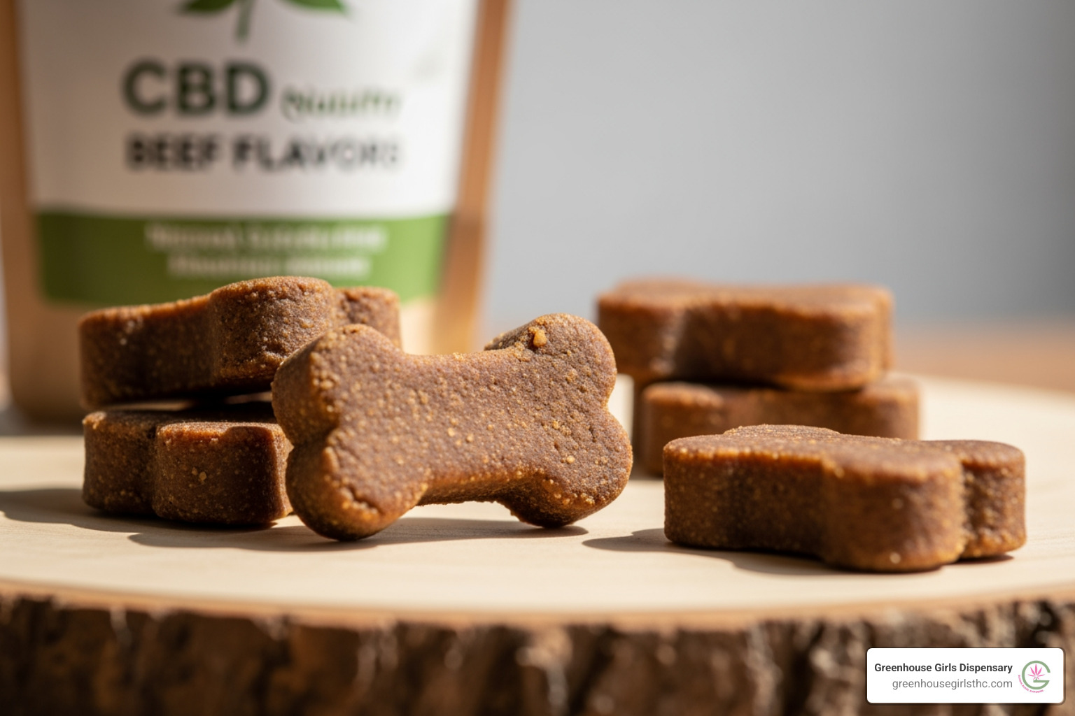 high-quality natural beef CBD pet treat - 30 pack beef flavored cbd pet treats