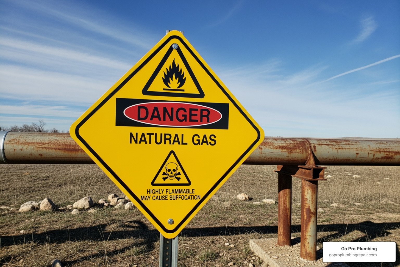 Danger Natural Gas warning sign - how much does it cost to replace a gas line Danger Natural Gas warning sign - how much does it cost to replace a gas line