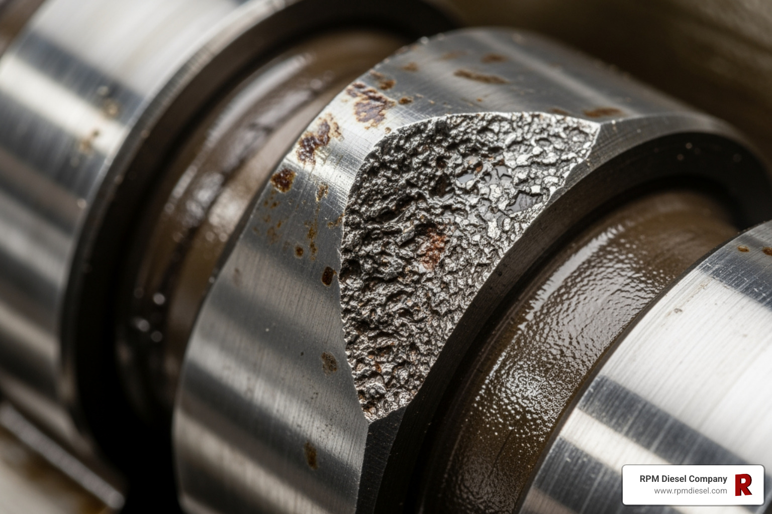 worn camshaft lobe - cummins isx troubleshooting